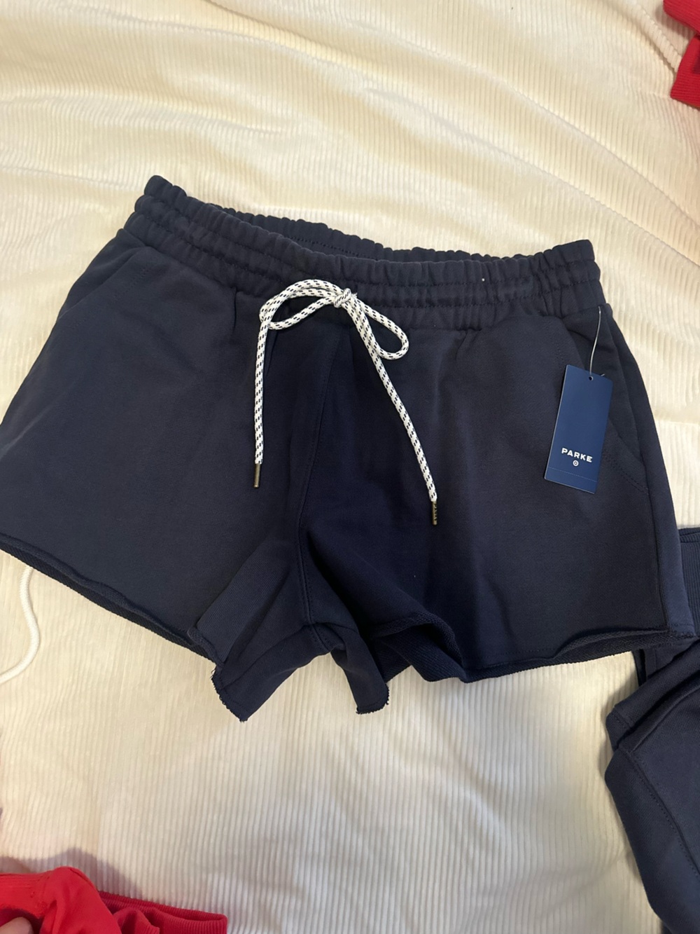 PARKE X Target Navy Drawstring Lounge Shorts